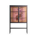 Connect With Nature - Loft Cabinet - Raissa Oltmanns - Antracite - Clear glass