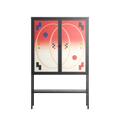 Parallel Mirage - Loft Cabinet - Oluwaseyi Samuel Adebayo  - Antracite - Overlay Glass