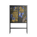 The Towering Hall Full Of Light 2 - Loft Cabinet - Nick Liefhebber - Antracite - Clear glass