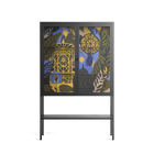 The Towering Hall Full Of Light 2 - Loft Cabinet - Nick Liefhebber - Antracite - Clear glass