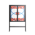 Velvet Dusk - Loft Cabinet - Oluwaseyi Samuel Adebayo - Antracite - Overlay Glass