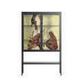 Can You Face It - Loft Cabinet - Sophie Goudman-Peachey - Antracite - Clear glass