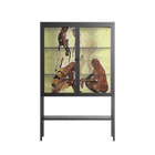 Can You Face It - Loft Cabinet - Sophie Goudman-Peachey - Antracite - Clear glass
