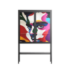 Fragments Of A Painted Souls - Loft Cabinet - Mathilda Kienast - Antracite - Clear glass