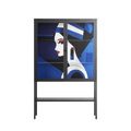 Beyond The Veil Of Consciousness - Loft Cabinet - Mathilda Kienast - Antracite - Clear glass