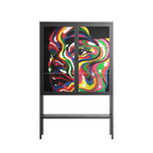 Orbiting Around Herself - Loft Cabinet - Mathilda Kienast - Antracite - Clear glass