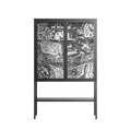 Flight Of Fancy - Loft Cabinet - Diana Catchpole - Antracite - Clear glass