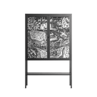 Flight Of Fancy - Loft Cabinet - Diana Catchpole - Antracite - Clear glass