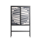 Wave Lens - Loft Cabinet - Oluwaseyi Samuel Adebayo - Antracite - Overlay Glass