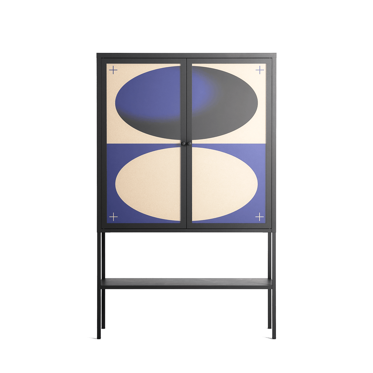 Entrance - Loft Cabinet - Oluwaseyi Samuel Adebayo - Antracite - Overlay Glass