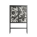 Ode to Summer 4 - Loft Cabinet - Diana Catchpole - Antracite - Clear glass