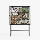 As The Rain Falls - Loft Cabinet - Sophie Goudman-Peachey - Antracite - Clear glass