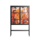 A Bridge Across Time - Loft Cabinet - Nick Liefhebber - Antracite - Clear glass