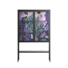 A Bridge Across Time 3 - Loft Cabinet - Nick Liefhebber - Antracite - Clear glass