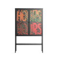Hours - Loft Cabinet - Oluwaseyi Samuel Adebayo - Antracite - Overlay Glass