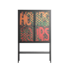 Hours - Loft Cabinet - Oluwaseyi Samuel Adebayo - Antracite - Overlay Glass