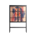 Hidden Beauty - Loft Cabinet - Raissa Oltmanns - Antracite - Clear glass
