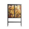A Bridge Across Time 4 - Loft Cabinet - Nick Liefhebber - Antracite - Clear glass