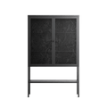 The Single Color - Loft Cabinet - Craig Watkins - Antracite - Clear glass