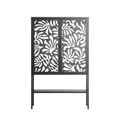 Botanica Offwhite - Loft Cabinet - Amy Suther - Antracite - Overlay Glass