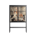 We Are Who We Are - Loft Cabinet - Sophie Goudman-Peachey - Antracite - Clear glass