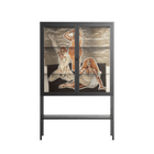 We Are Who We Are - Loft Cabinet - Sophie Goudman-Peachey - Antracite - Clear glass