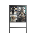 Dreaming With Open Eyes - Loft Cabinet - Sophie Goudman-Peachey - Antracite - Clear glass