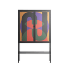JJ - Loft Cabinet - Oluwaseyi Samuel Adebayo - Antracite - Overlay Glass