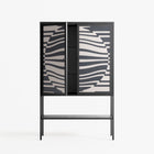 Wave Lens - Loft Cabinet - Oluwaseyi Samuel Adebayo - Antracite - Overlay Glass