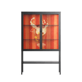 Drink And Cherries - Loft Cabinet - Raissa Oltmanns - Antracite - Clear glass