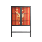 Drink And Cherries - Loft Cabinet - Raissa Oltmanns - Antracite - Clear glass