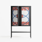 Velvet Dusk - Loft Cabinet - Oluwaseyi Samuel Adebayo - Antracite - Overlay Glass
