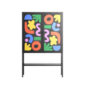 Fun Shapes - Loft Cabinet - Sandra Hutter - Antracite - Overlay Glass