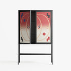 Parallel Mirage - Loft Cabinet - Oluwaseyi Samuel Adebayo  - Antracite - Overlay Glass