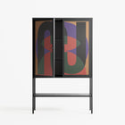 JJ - Loft Cabinet - Oluwaseyi Samuel Adebayo - Antracite - Overlay Glass