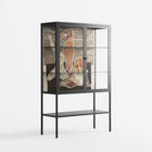 We Are Who We Are - Loft Cabinet - Sophie Goudman-Peachey - Antracite - Clear glass