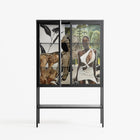 As The Rain Falls - Loft Cabinet - Sophie Goudman-Peachey - Antracite - Clear glass