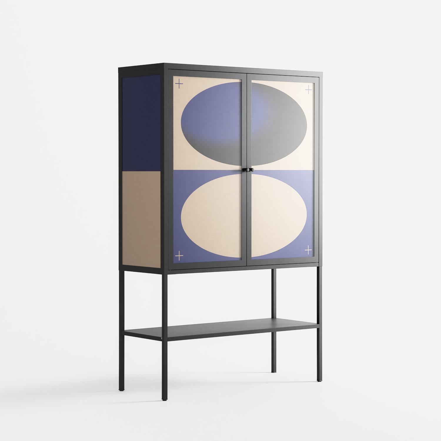 Entrance - Loft Cabinet - Oluwaseyi Samuel Adebayo - Antracite - Overlay Glass