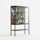 As The Rain Falls - Loft Cabinet - Sophie Goudman-Peachey - Antracite - Clear glass