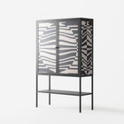 Wave Lens - Loft Cabinet - Oluwaseyi Samuel Adebayo - Antracite - Overlay Glass