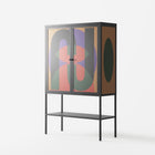 JJ - Loft Cabinet - Oluwaseyi Samuel Adebayo - Antracite - Overlay Glass