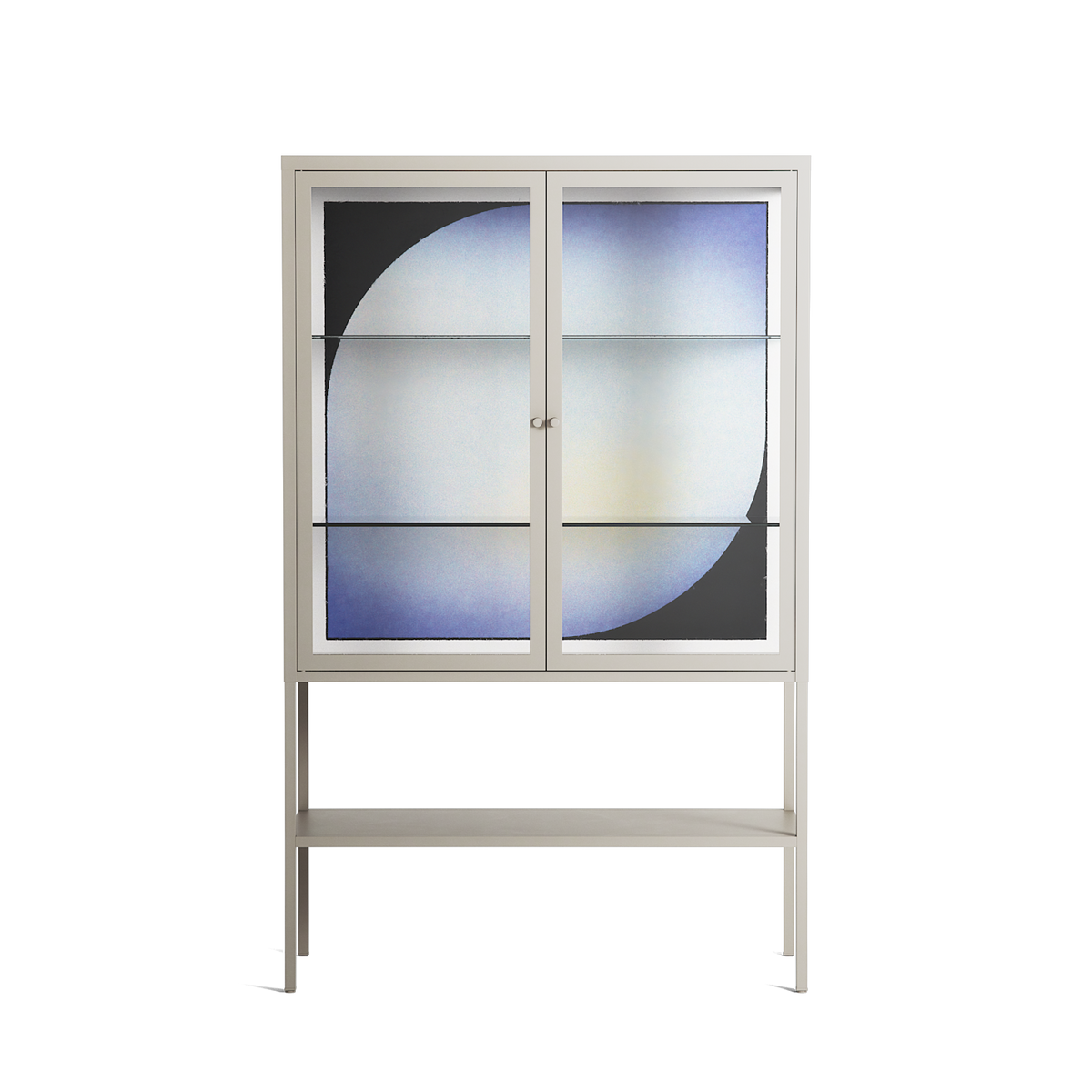 Ambient - Loft Cabinet - Alexander Khabbazi - Pebble - Clear glass