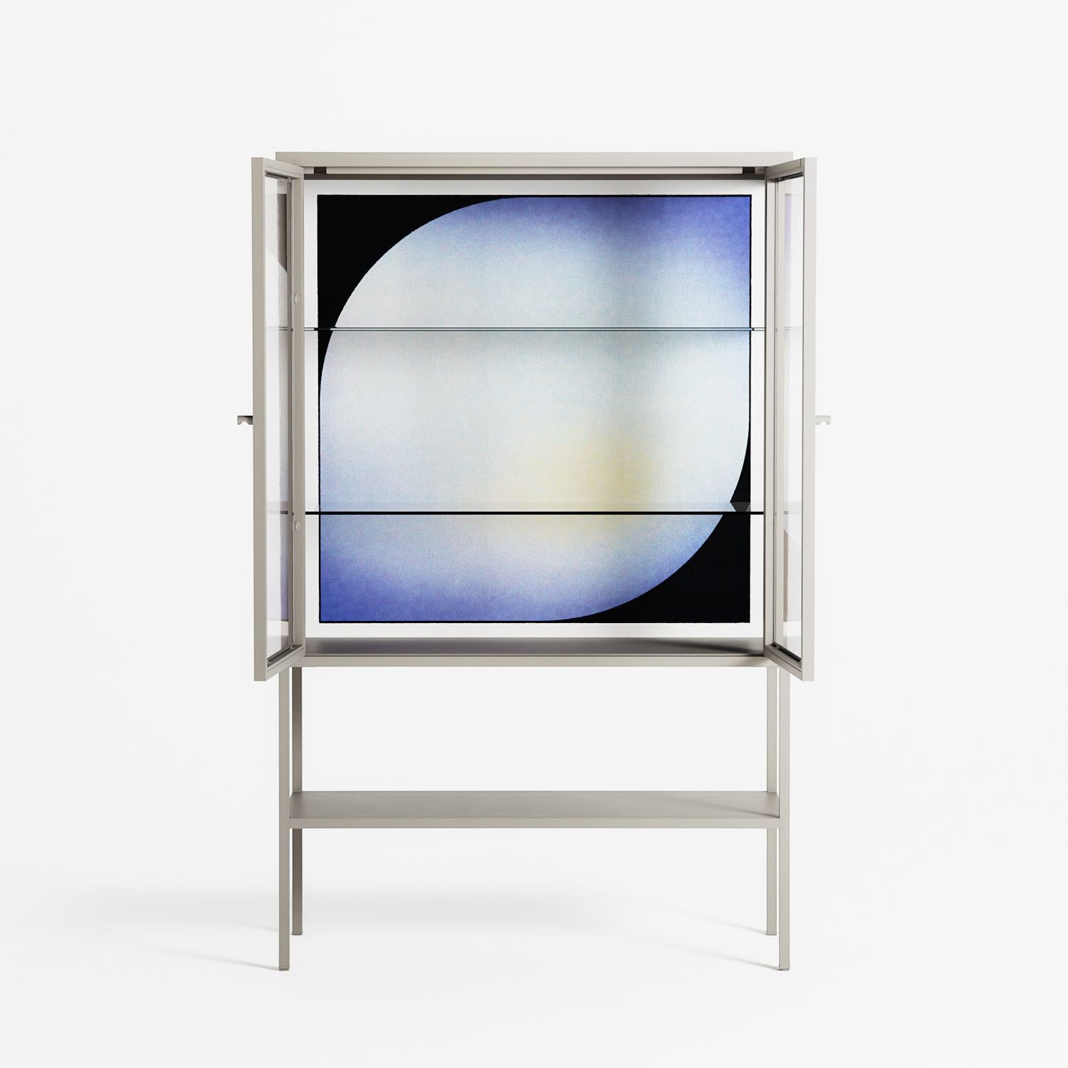 Ambient - Loft Cabinet - Alexander Khabbazi - Pebble - Clear glass