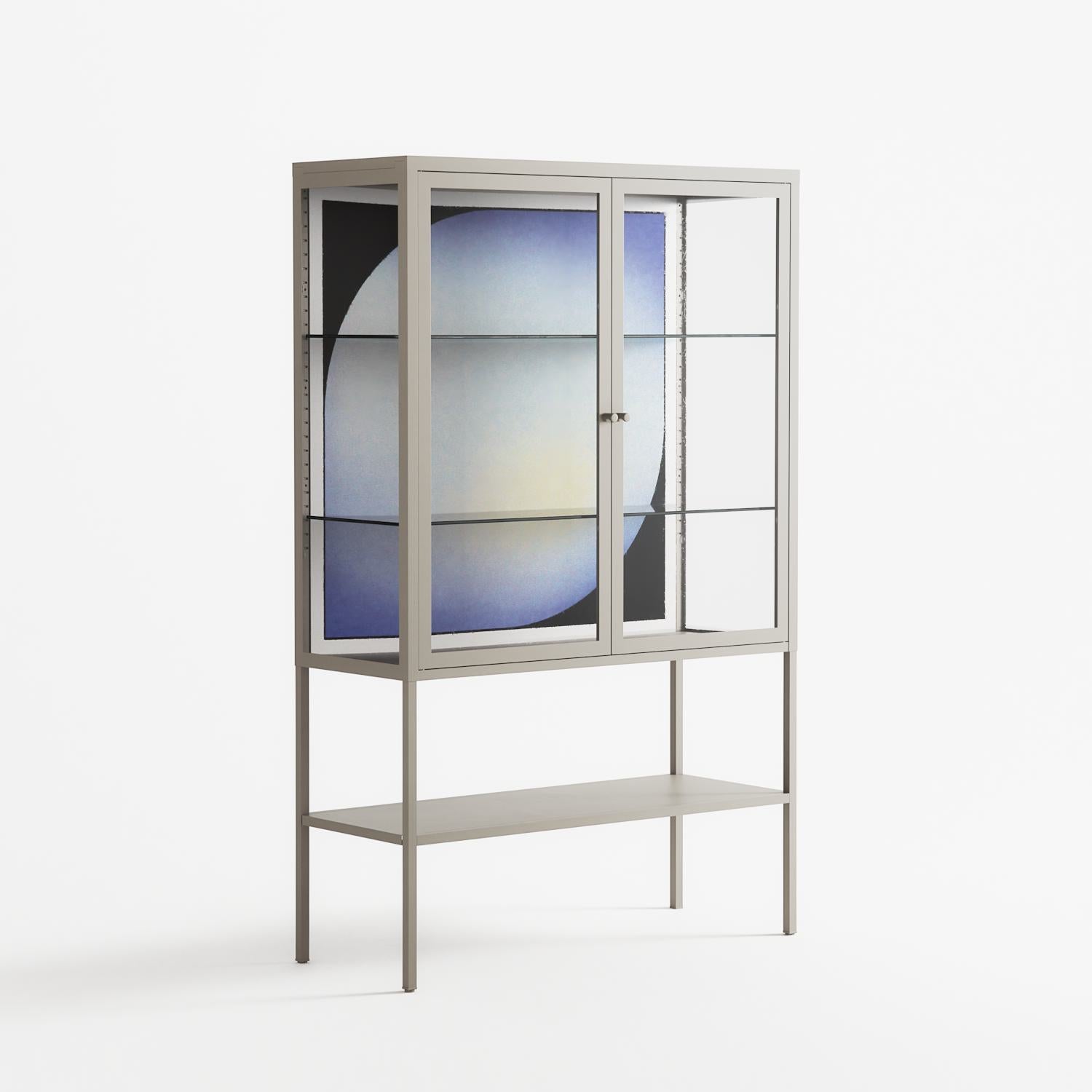 Ambient - Loft Cabinet - Alexander Khabbazi - Pebble - Clear glass