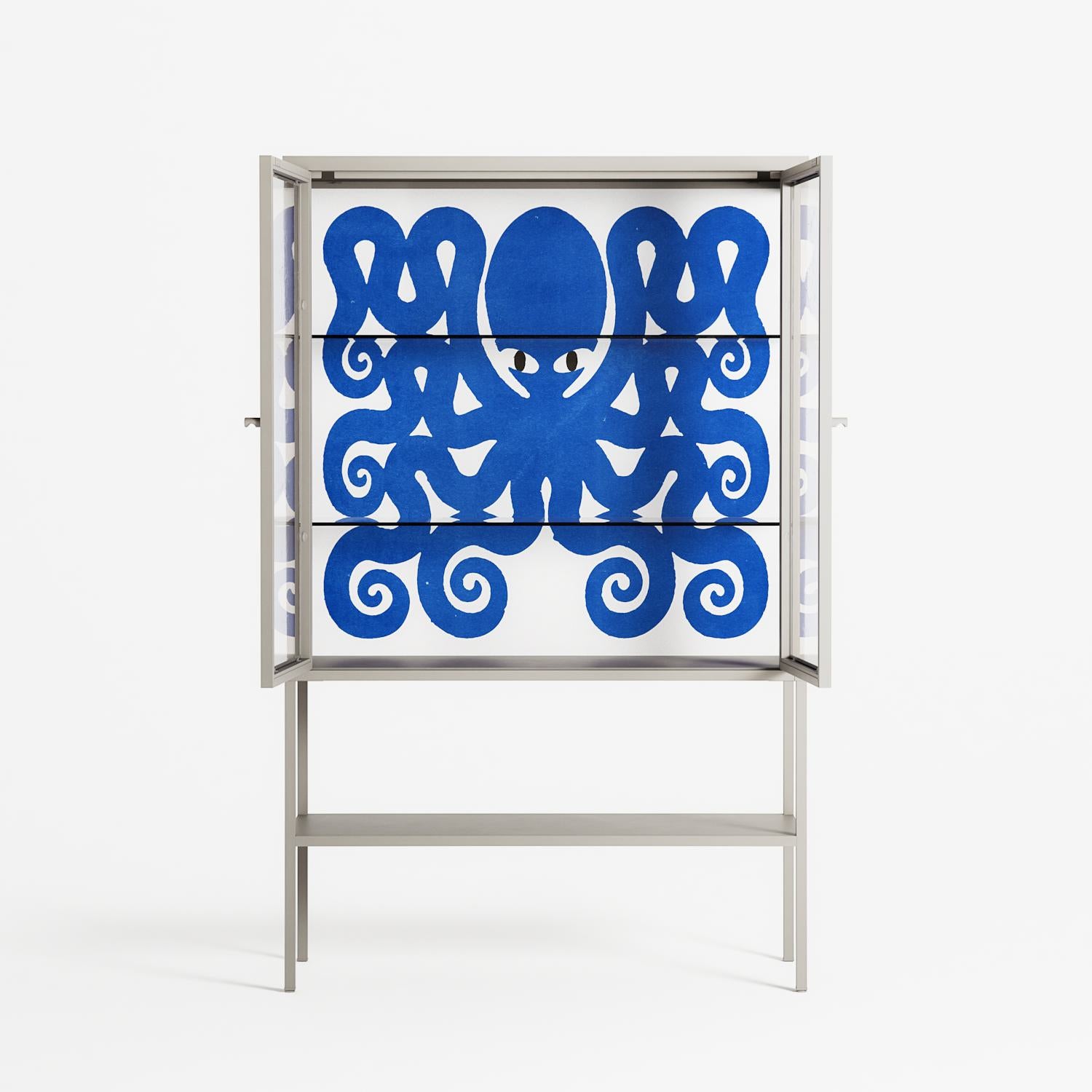 Everything is Confusing - Loft Cabinet - Alexander Khabbazi - Pebble - Clear glass