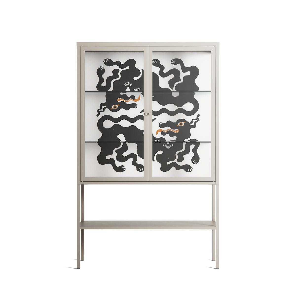 Every Dog - Loft Cabinet - Alexander Khabbazi - Pebble - Clear glass