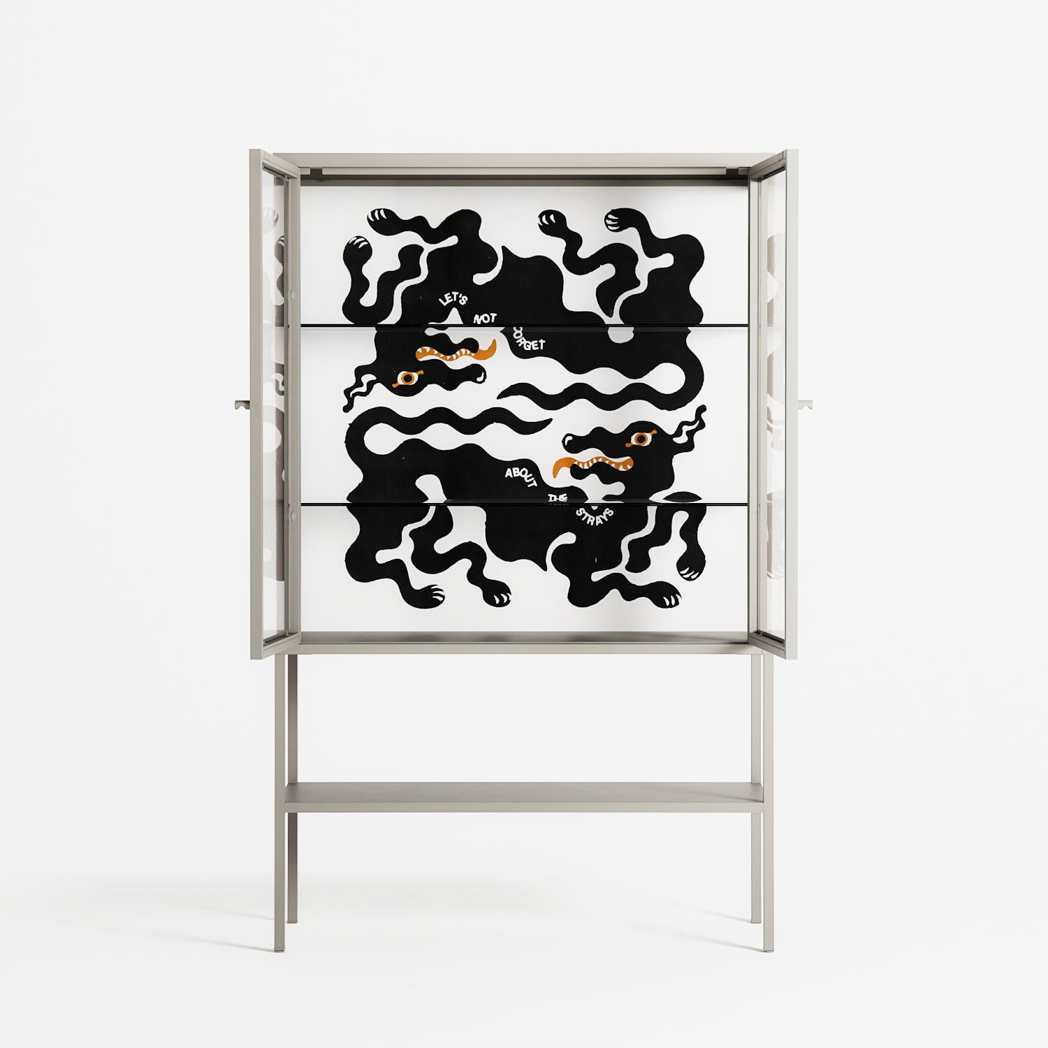 Every Dog - Loft Cabinet - Alexander Khabbazi - Pebble - Clear glass