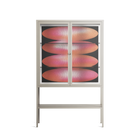 Repeating - Loft Cabinet - Alexander Khabbazi - Pebble - Clear glass