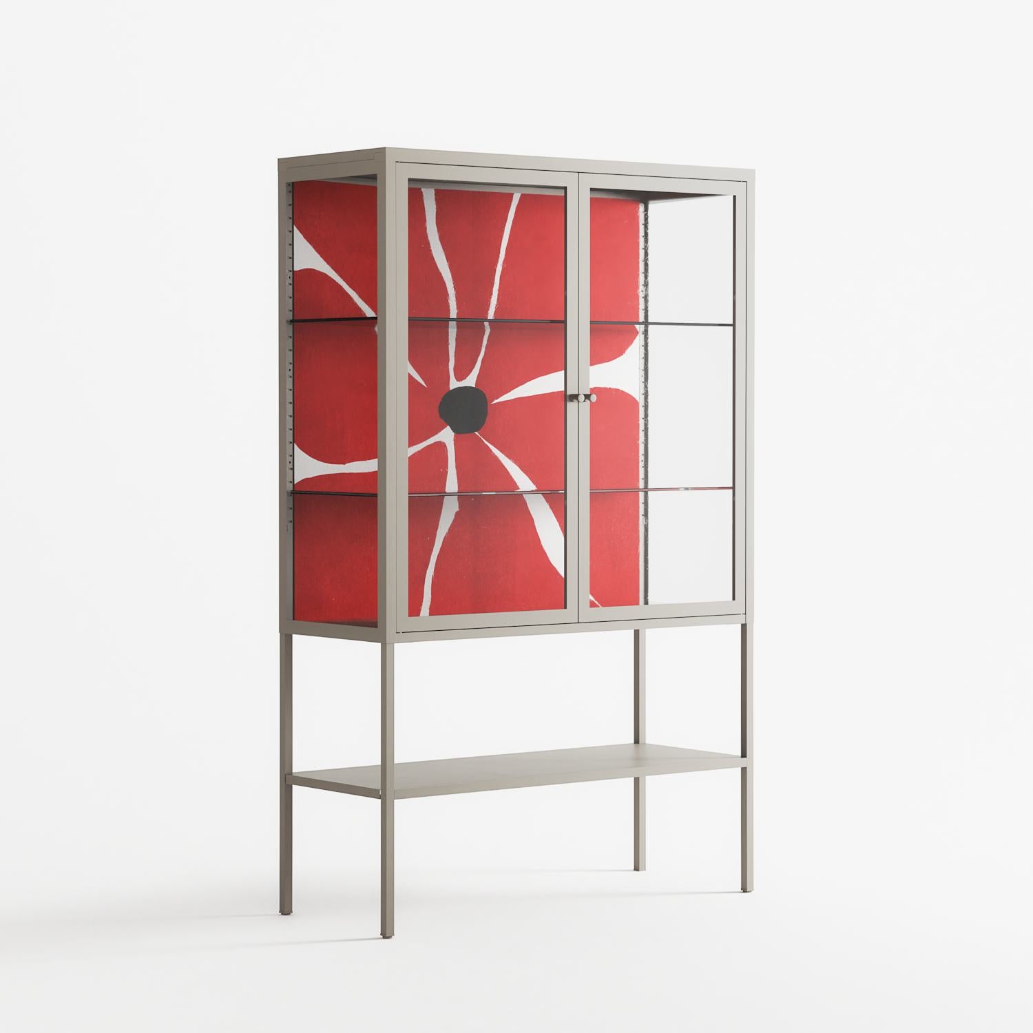 Spring to Summer - Loft Cabinet - Alexander Khabbazi - Pebble - Clear glass