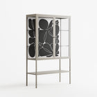 Black Flower - Loft Cabinet - Konrad Blaszczyk - Pebble - Clear glass